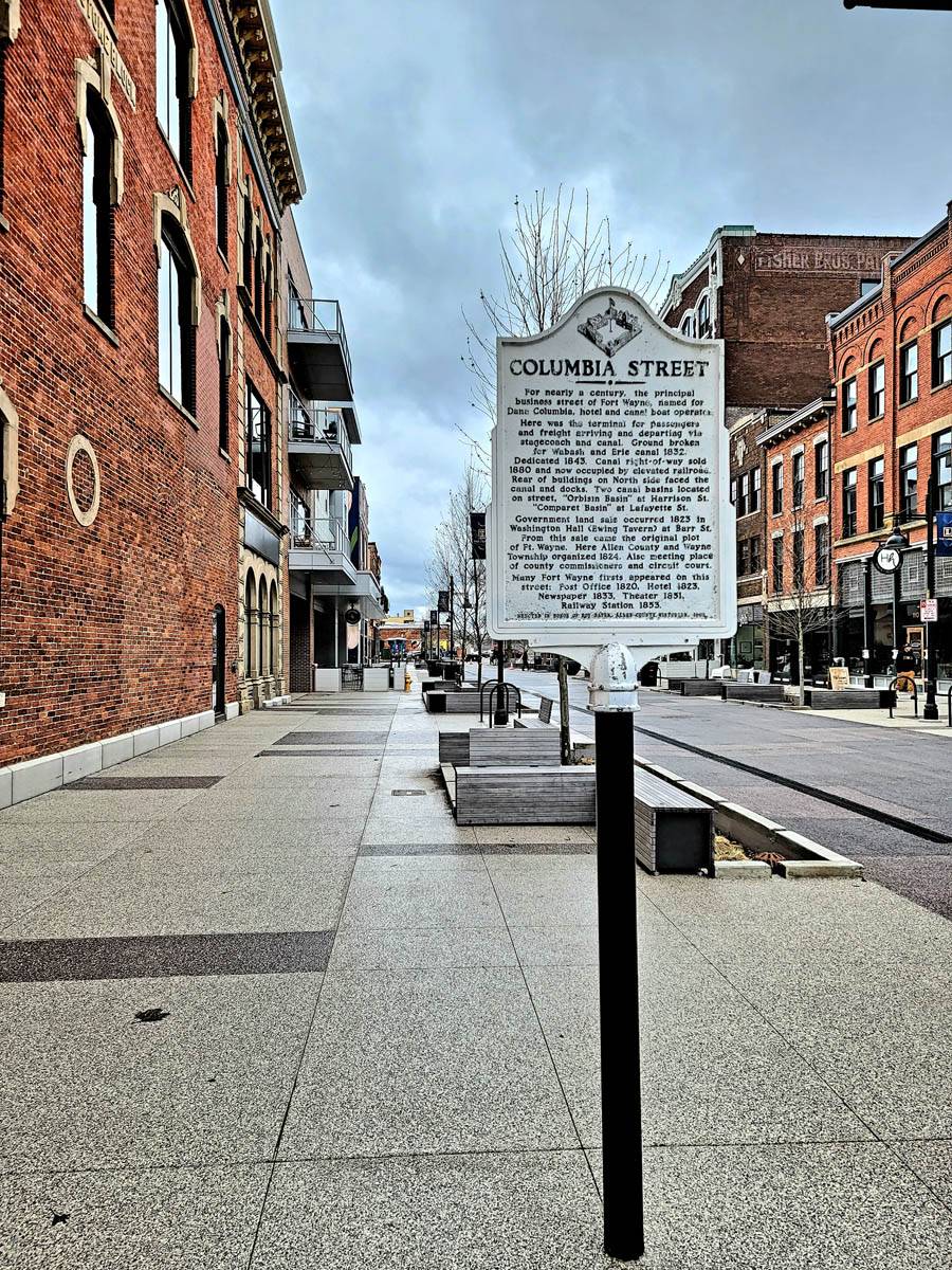 Columbia Street at The Landing in Fort Wayne