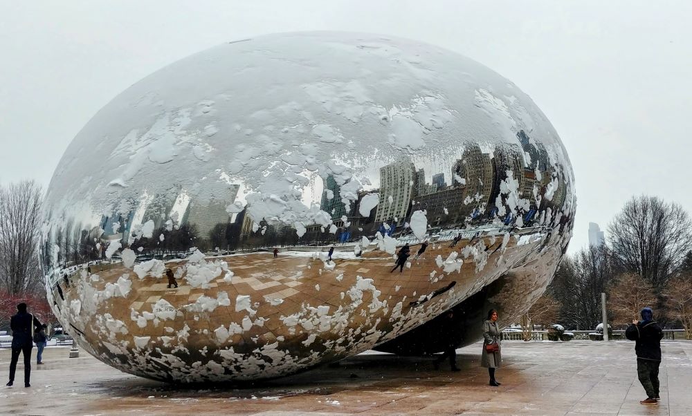 Cloud Gate in Winter