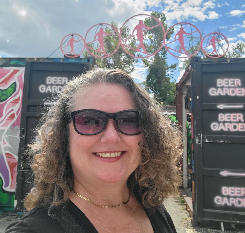 Theresa at Hi-wire Brewing in Asheville, NC