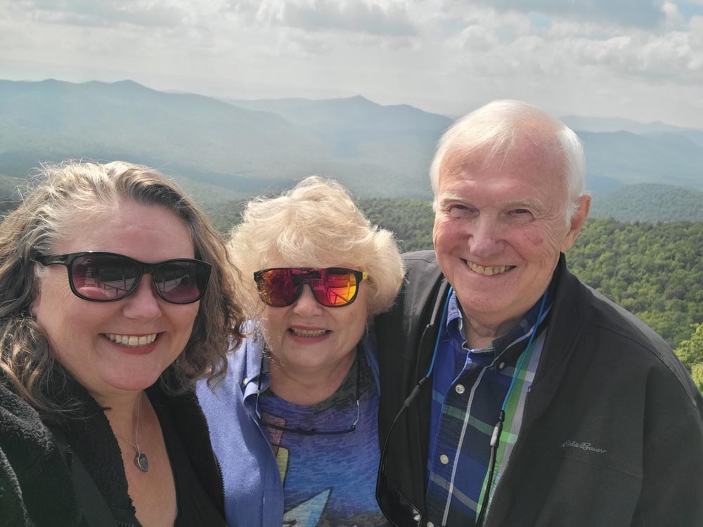 The Carters on the Blue Ridge Parkway
